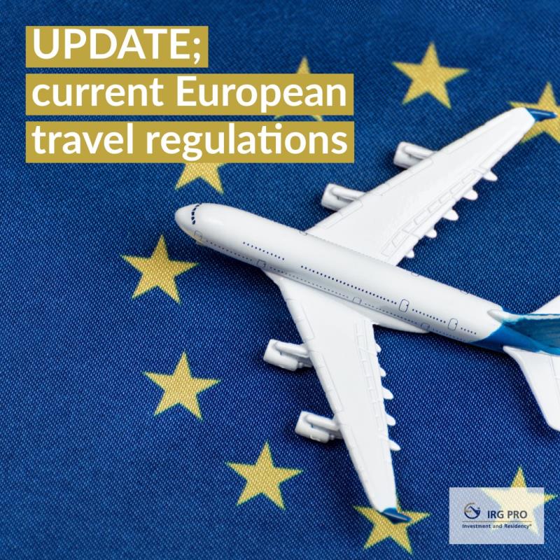UPDATE; Current European travel regulations